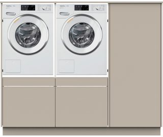WASMACHINEKAST kast THREE OF A KIND beige grijs