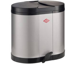 WESCO afvalbak dubbel Eco verzamelaar 170, zilver 8011080