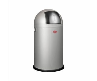 WESCO afvalbak Pushboy, zilver 8011618