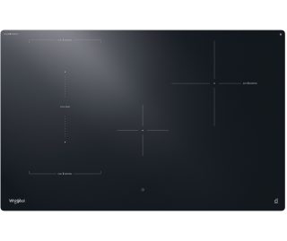 WHIRLPOOL inductie kookplaat met afzuiging inbouw WTX8015DCF