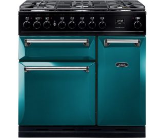 AGA fornuis gas Masterchef Deluxe 90 Salcombe Blue