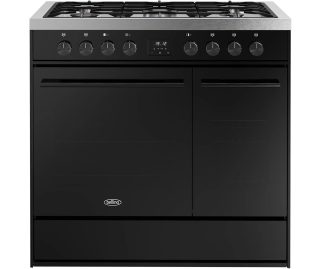 BELLING fornuis VISION TWIN 90 DF BLK