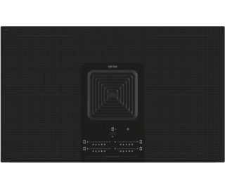 BERBEL inductiekookplaat met downdraft inbouw BKA 90 DLI P zwart