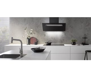 BERBEL afzuigkap wand BKH 60 EG 2 zilvermetallic