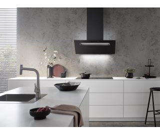 BERBEL afzuigkap wand BKH 70 EG 2 zilvermetallic