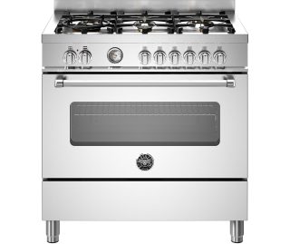 BERTAZZONI fornuis gas rvs MAS96L1EXT