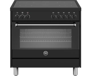 BERTAZZONI fornuis inductie zwart MPL95I1ENNP