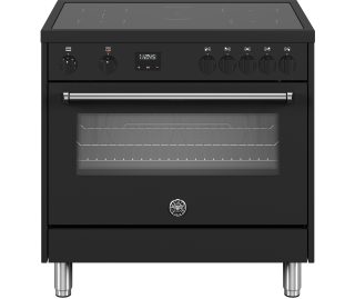 BERTAZZONI fornuis inductie zwart MPL95I1ENNT