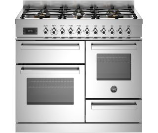 BERTAZZONI fornuis gas PRO106L3EXT