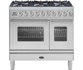 BORETTI fornuis rvs VP946IX DF Dual Fuel
