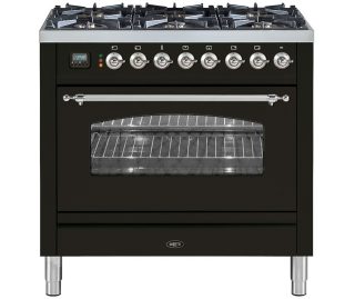 BORETTI fornuis antraciet VPNR96AN DF Dual Fuel