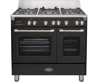 BORETTI fornuis zwart CFBG902ZW2