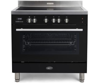 BORETTI fornuis inductie zwart Milano MFBI901ZW