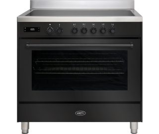 BORETTI fornuis inductie zwart MLI95XZW
