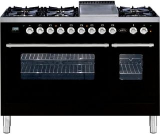 BORETTI fornuis zwart VFP120ZW