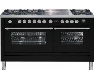 BORETTI fornuis zwart VP150SZW