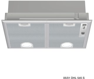 BOSCH afzuigkap inbouw zilver DHL555B