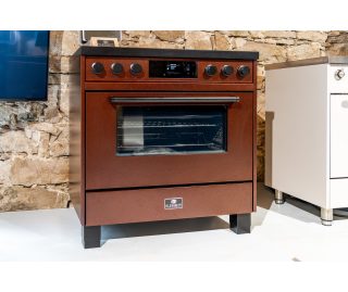 ELEMENTI DI CUCINA fornuis inductie chocolate copper hammer IM9034-CCH-MZ-B