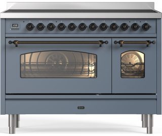 ILVE fornuis inductie blauw-grijs PI127NE3/BG