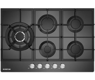 INVENTUM kookplaat inbouw gas-op-glas IKG7523WGGL