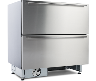 NORCOOL lade koelkast onderbouw roestvrijstaal