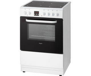 PELGRIM fornuis keramisch wit PF6264WIT