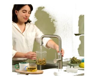 QUOOKER kokend water kraan Flex Square Roestvrijstaal