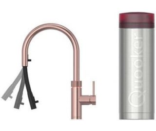 QUOOKER kokend water kraan PRO3 Flex Round ROSE KOPER