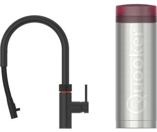 QUOOKER kokend water kraan PRO3 Flex Round Zwart
