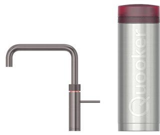 QUOOKER kokend water kraan PRO3 Fusion Square GUNMETAL
