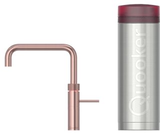 QUOOKER kokend water kraan PRO3 Fusion Square ROSE KOPER