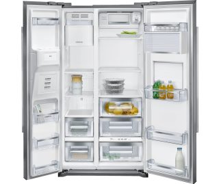 SIEMENS side-by-side koelkast rvs KA90GAI20