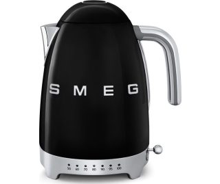 SMEG waterkoker zwart KLF04BLEU