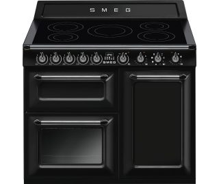 SMEG fornuis inductie zwart TR103IBL