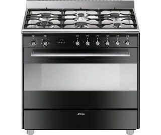 SMEG fornuis zwart SNL916MFN
