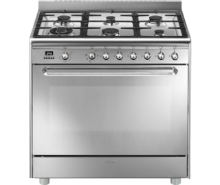 SMEG fornuis rvs SNLK906MFX9