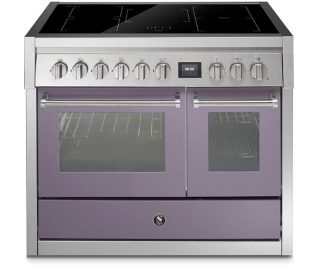 STEEL fornuis inductie Genesi GQ10SF-5FI ametista
