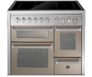 STEEL fornuis inductie Genesi GQ10SFF-5FI sabbia