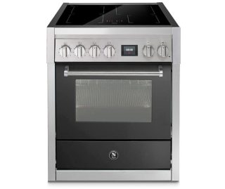 STEEL fornuis inductie Genesi GQ7S-4I antraciet