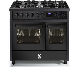 STEEL fornuis Enfasi E10FF-6 NF zwart