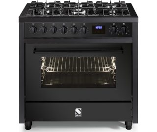 STEEL fornuis Enfasi E9F-6 NF zwart