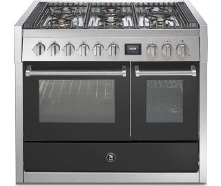 STEEL fornuis gas Genesi GQ10SF-6W Antraciet