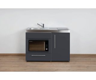 STENGEL minikeuken PREMIUMLINE MPMOS 120 in kleur (koelkast, magnetron, vitrokeramische kookplaat)