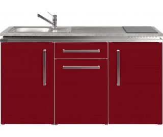STENGEL minikeuken DESIGNLINE MD 150 in kleur (koelkast, vitrokeramische kookplaat)