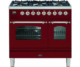 BORETTI fornuis rood VPNR946RB