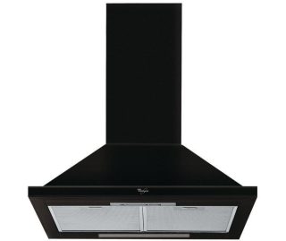 WHIRLPOOL afzuigkap wand zwart AKR563NB