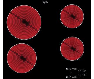 WHIRLPOOL kookplaat keramisch inbouw AKT8090NE