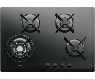 WHIRLPOOL kookplaat gas-op-glas AKT5000NB