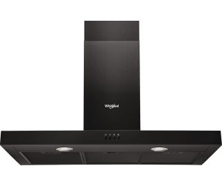 WHIRLPOOL afzuigkap wand zwart WHBS 95 LM K