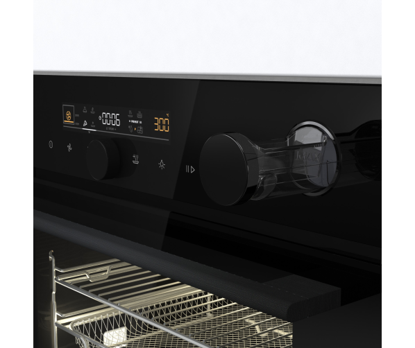 Pelgrim OPASC560ZWA inbouw zwarte oven